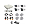 Hilook 1080P 4 Channel DVR & 4 Bullet Cameras CCTV KIT - Free Basic Installation*