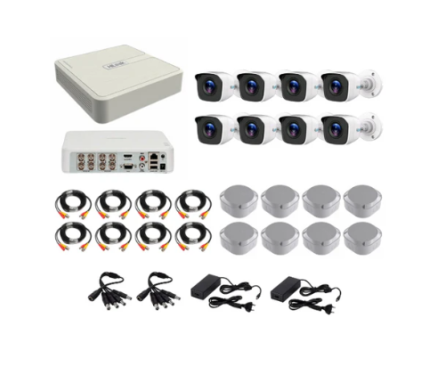 Hilook 1080P 8 Channel DVR & 8 Bullet Cameras CCTV KIT - Free Basic Installation*